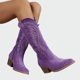 Elegante bestickte Westernstiefel