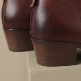 Camila - Elegante Stiefeletten mit niedrigem Absatz