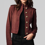 Bianca | Strukturierte Jacke mit Knopfdetails