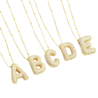 Personalisierte Buchstaben-Halskette mit Initialen