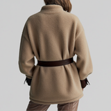 Bridget | Teddy Belted Jacket