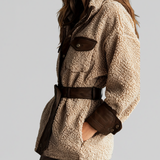 Bridget | Teddy Belted Jacket
