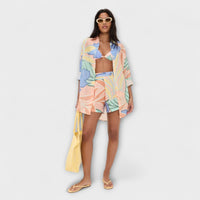 Mary - Tropisches Blattdruck Kurzset von Playa Boyfriend