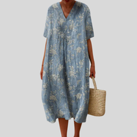 Flatternde Bedruckte Sommerkleid