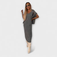 Solange - Kleid mit passendem Rollkragen-Set