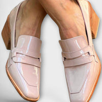 Elaine - Glänzende Loafers