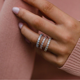 Élise – Doppelband-Diamantring