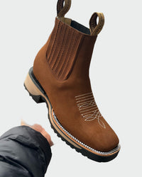 Lederne Cowboy-Stiefel