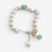 Elegantes Abenteuerarmband mit echten Meeresperlen