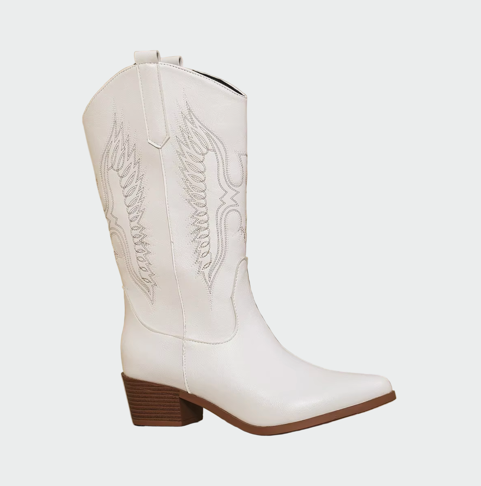 Lederne Western-Cowboystiefel