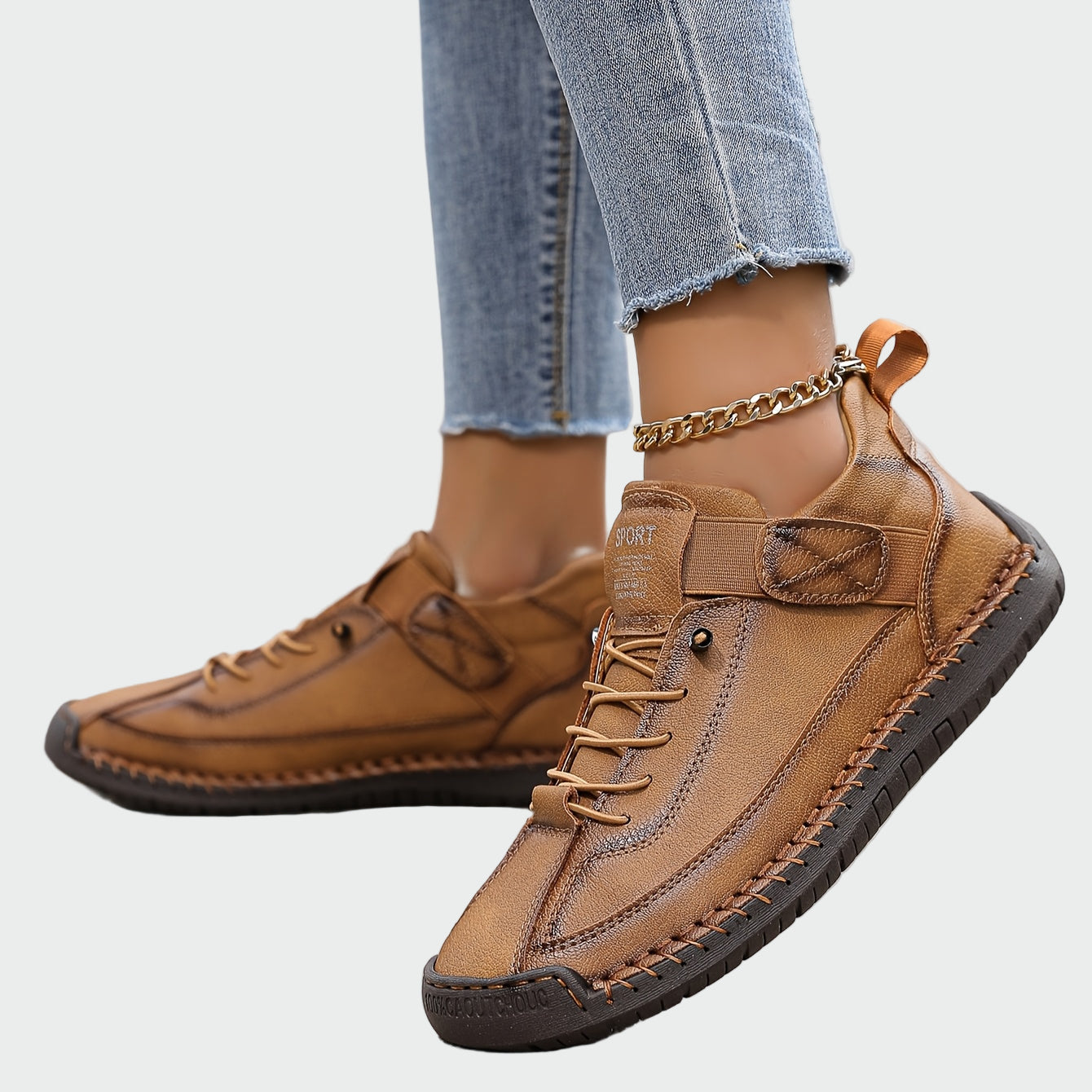 Orthopädische Stiefel aus Leder