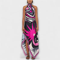 Everly - Set aus Neckholder-Top und asymmetrischem Midi-Rock