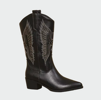 Lederne Western-Cowboystiefel