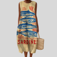 Fliessendes und bequemes Kleid