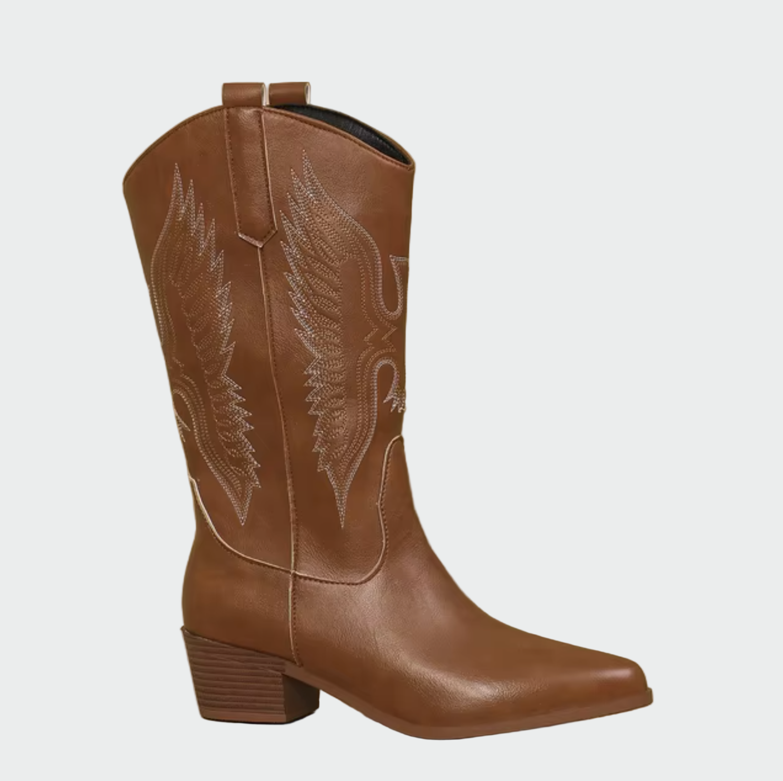 Lederne Western-Cowboystiefel