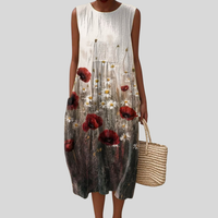 Fliessendes und bequemes Kleid