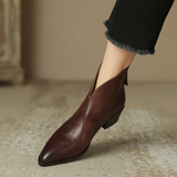 Camila - Elegante Stiefeletten mit niedrigem Absatz