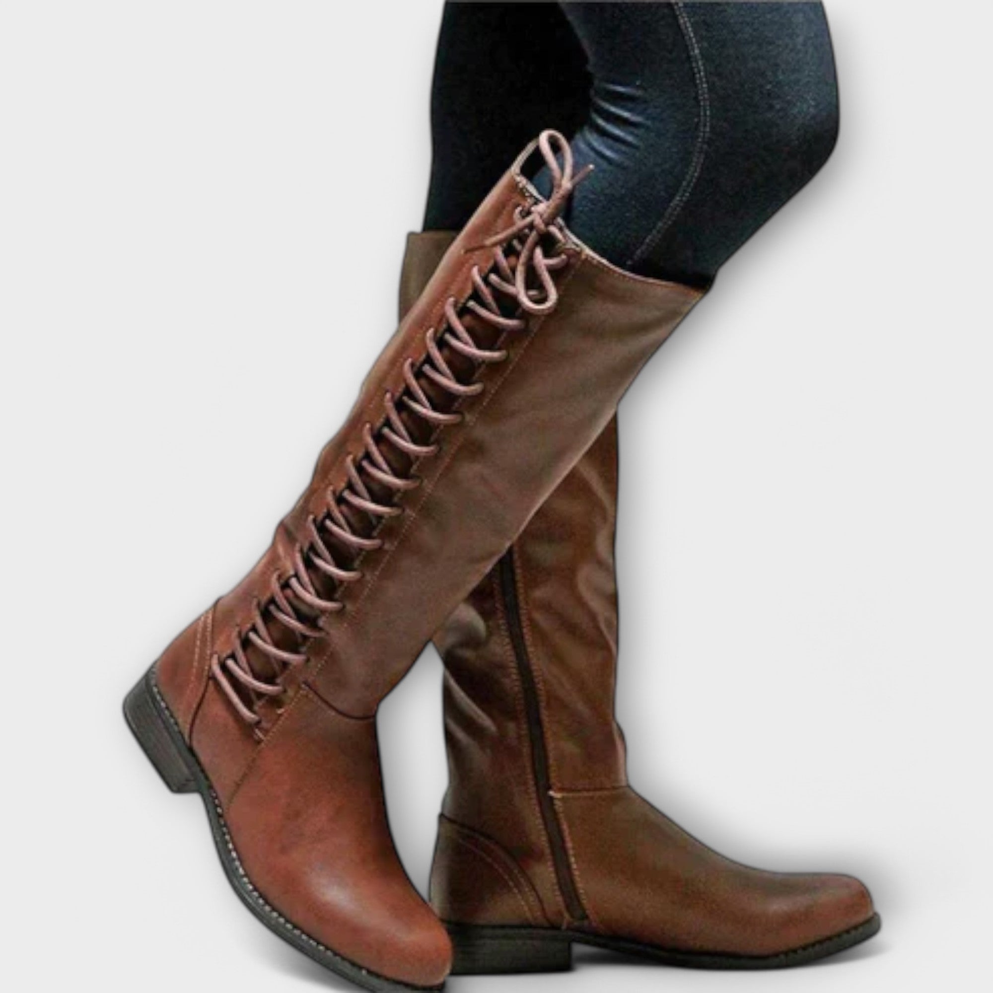Lúcia - Elegante Schnür-Stiefeletten