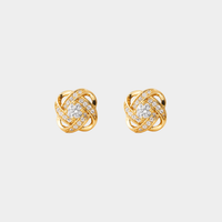 Valentine – Elegante goldene Ohrringe für besondere Anlässe.