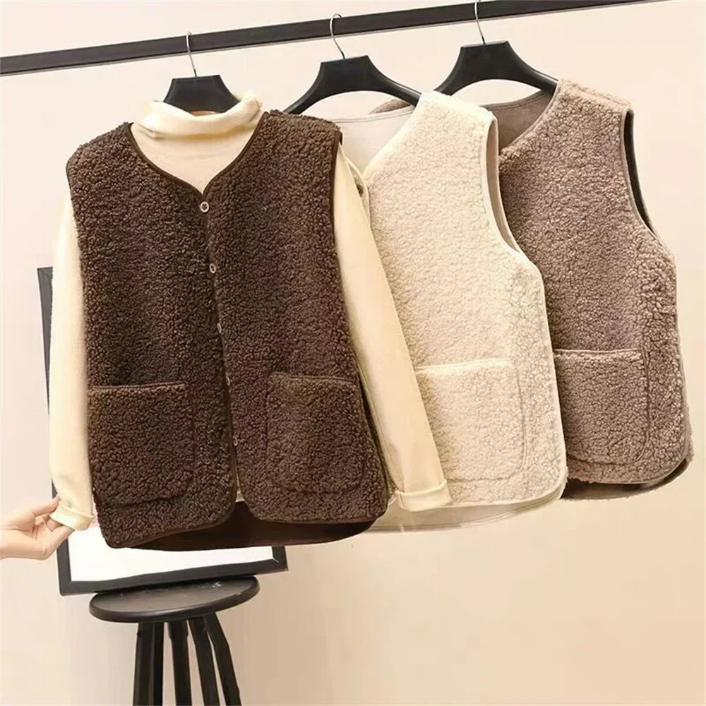 Klassischer Strickcardigan am Kleiderbügel in mehreren Farben, mit Knopfleiste und Taschen