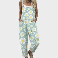 Bequemer Bedruckter Jumpsuit