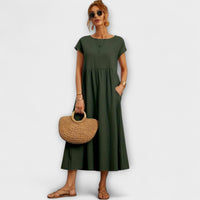 Elena | Leichtes Sommerkleid mit Taschen