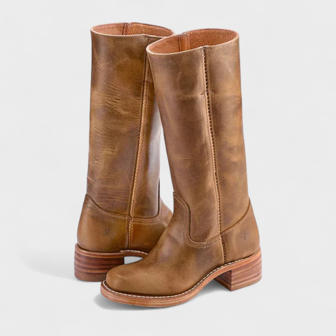 Klassische Reitstiefel mit langem Schaft