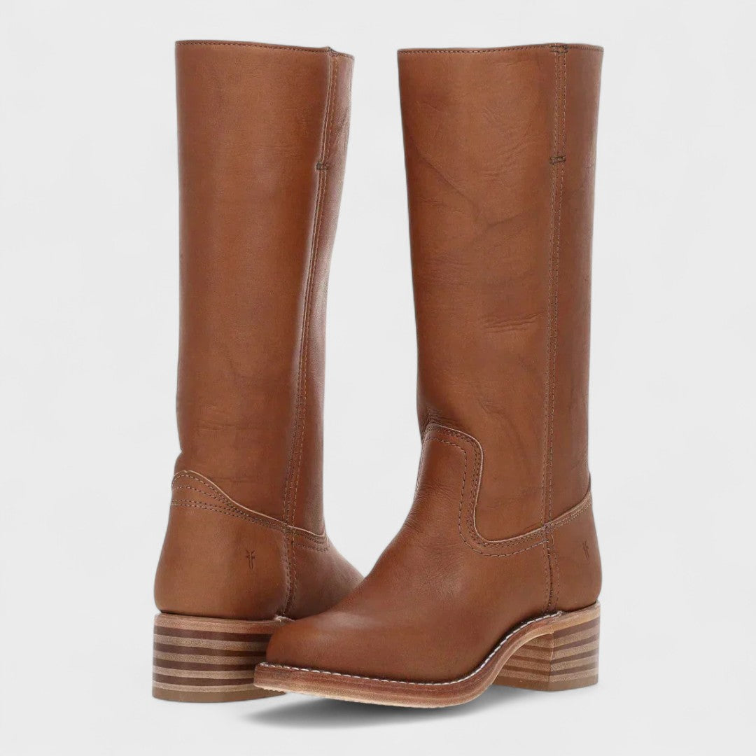 Klassische Reitstiefel mit langem Schaft