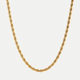 Hélène – Golden Necklace with Spot Accents