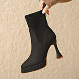 Eugénia - Plateau-Stiefeletten für Komfort und feminine Eleganz