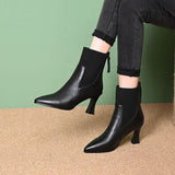Clara - Lederstiefel mit Plateau
