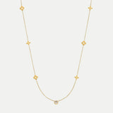 Karine – Goldkette mit bunten Akzenten