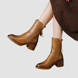 Clara - Leather Boots