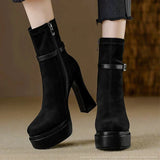 Janete - Elegante Plateau-Stiefel für ultimativen Komfort und Stil bei jedem Schritt