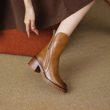 Clara - Leather Boots