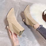 Rita - Wildleder-Stiefel mit Plateau
