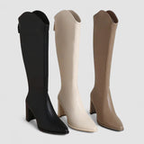 Hilda - Elegante Winterstiefel mit Blockabsatz
