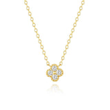 Ève – Elegante Silberne Halskette mit Feinem Stein