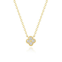 Ève – Elegante Silberne Halskette mit Feinem Stein