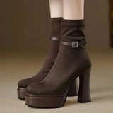 Janete - Elegante Plateau-Stiefel für ultimativen Komfort und Stil bei jedem Schritt