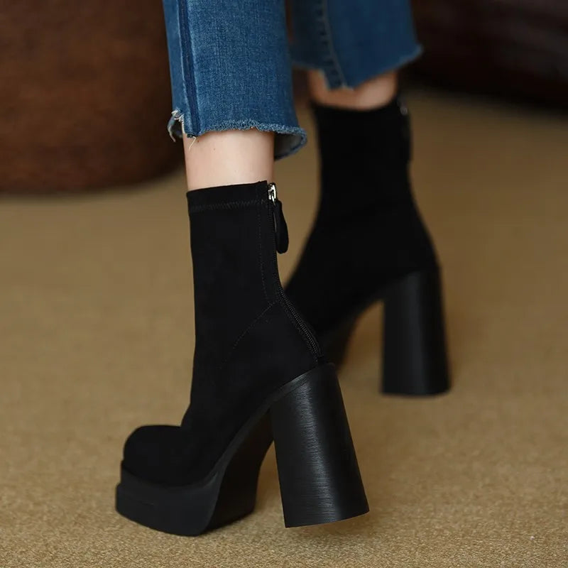 Olga - Modische Wildleder-Stiefel für ultimativen Komfort
