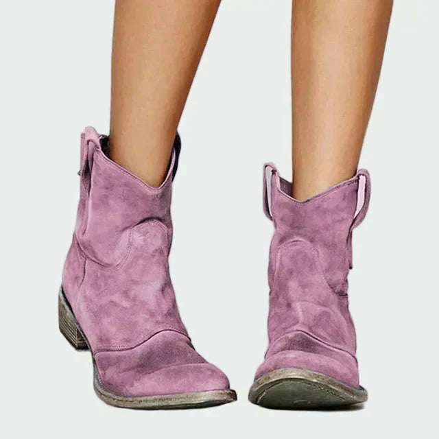 Vintage Ankle Cowboy Boots