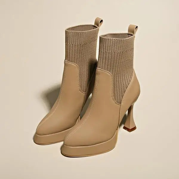 Eugénia - Plateau-Stiefeletten für Komfort und feminine Eleganz