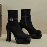 Janete - Elegante Plateau-Stiefel für ultimativen Komfort und Stil bei jedem Schritt