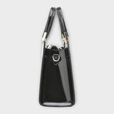 Emilie | Glänzende Krokodilleder-Handtasche