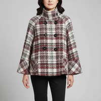 Beatrice | Kariertes Cape-Jackett