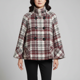 Beatrice | Kariertes Cape-Jackett