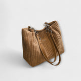 Élodiane | Weiche Kordel Schultertasche