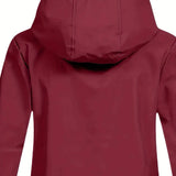 Bordeauxroter Kapuzenpullover mit Teddyfutter und Kapuze