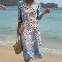 Mel - Bequemes und Elegantes Midi-Kleid